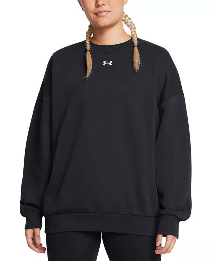 

Женская толстовка Rival oversize Under Armour, черный