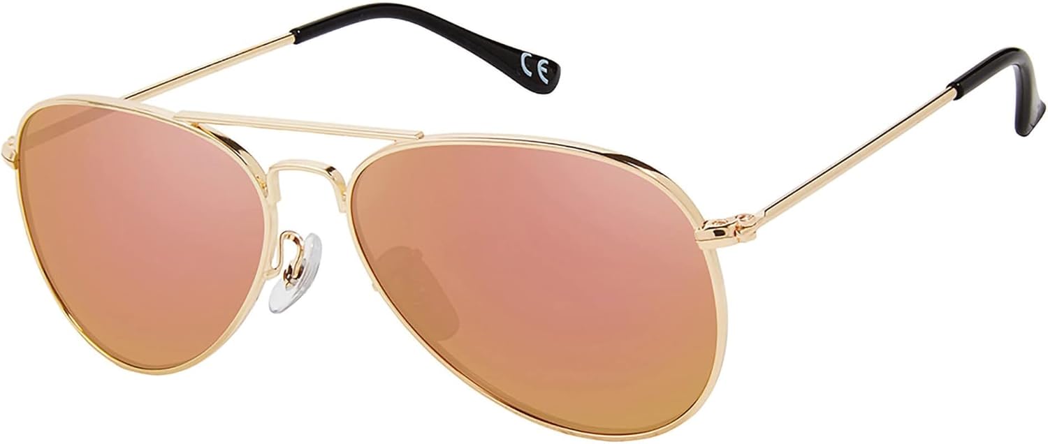 

Солнцезащитные очки-авиаторы Prive Revaux The Commando 2.0 увеличенного размера – ручная работа, поляризованные, 100% защита от УФ-излучения – для мужчин и женщин PRIVÉ REVAUX, Pink Mirror