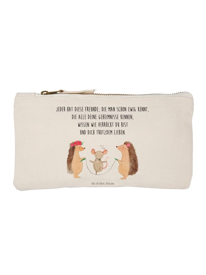 

Mr. & Mrs. Panda Пенал с изображением скакалки в виде ежика и надписью белого цвета