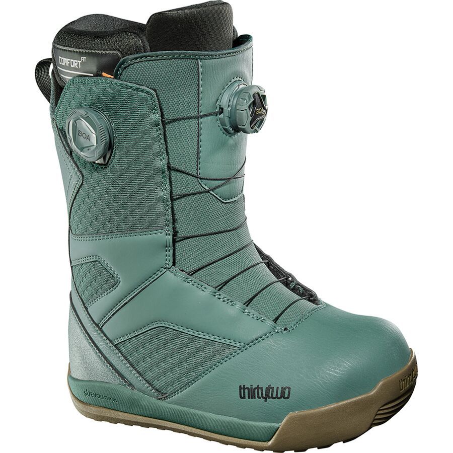 

Ботинки для сноуборда ThirtyTwo STW Double BOA ThirtyTwo, Green/Gum