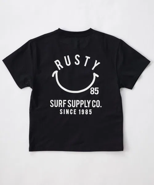 Футка гибридная RUSTY для детей, с принтом, черная
