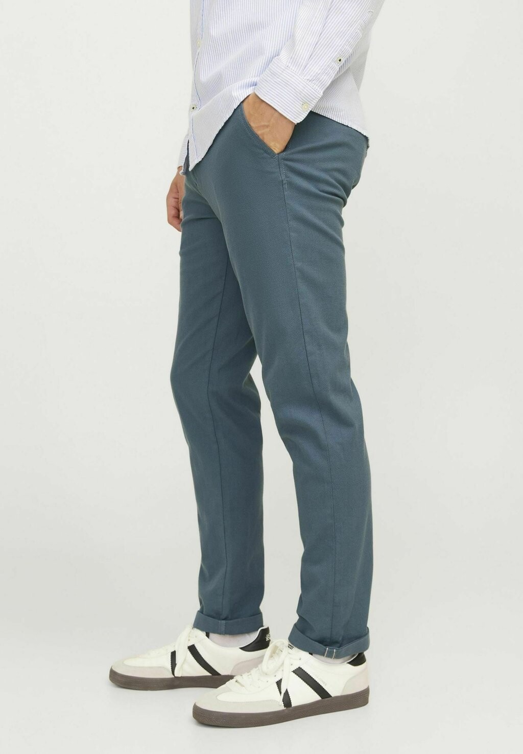 

Китайские штаны JPSTMARCO JJFURY Jack & Jones, сине-серый