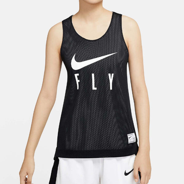 Двусторонняя баскетбольная майка с надписью «Swoosh Fly» Nike, черный — фото 3