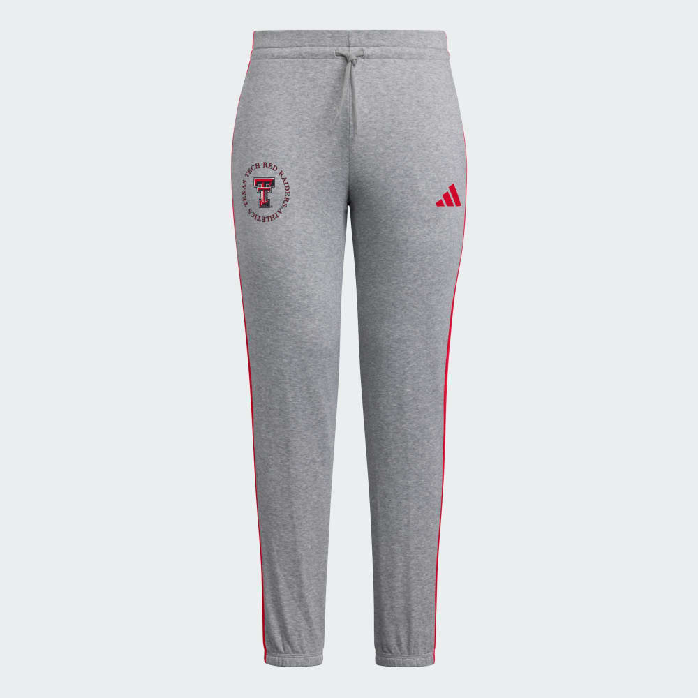 

Спортивные брюки Adidas Texas Tech Red Raiders Essentials 3-Stripes Pant, цвет Medium Grey Heather/Team Power Red/Ncaa-Txt-766
