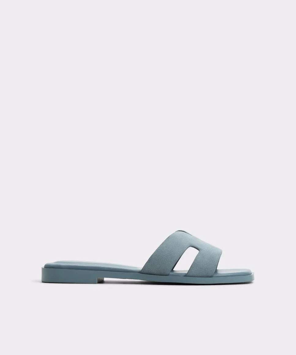 Женские сандалии на плоской подошве с квадратным носком Aldo, синий