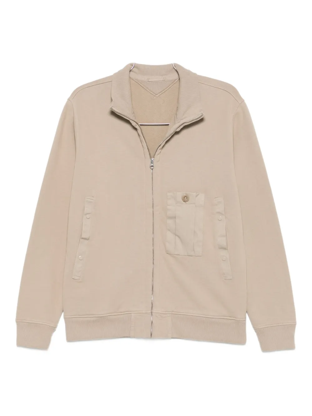 

Толстовка с карманом на молнии Ten C, бежевый