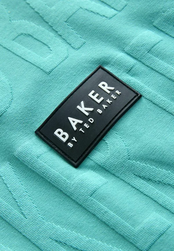 Футболка стандартного кроя с текстурированным принтом Baker By Ted Baker, Green — фото 4