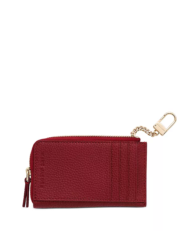 Кошелек из зернистой кожи высшего качества Marc Jacobs, красный — фото 3
