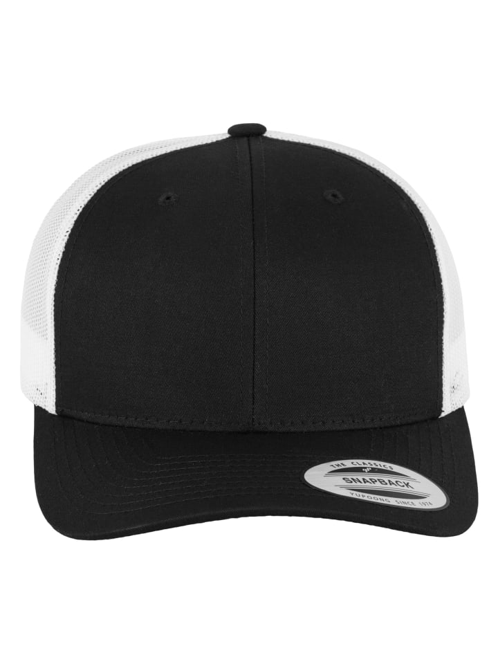 

Бейсболка Flexfit Trucker, цвет blk/wht