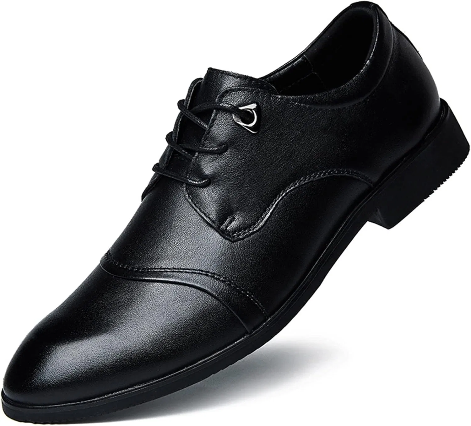 Туфли Mens Shoes Mens Leather Quality Formal Business Shoes for Men Classic Style Mens Wedding Shoes Generic, Black Shoes