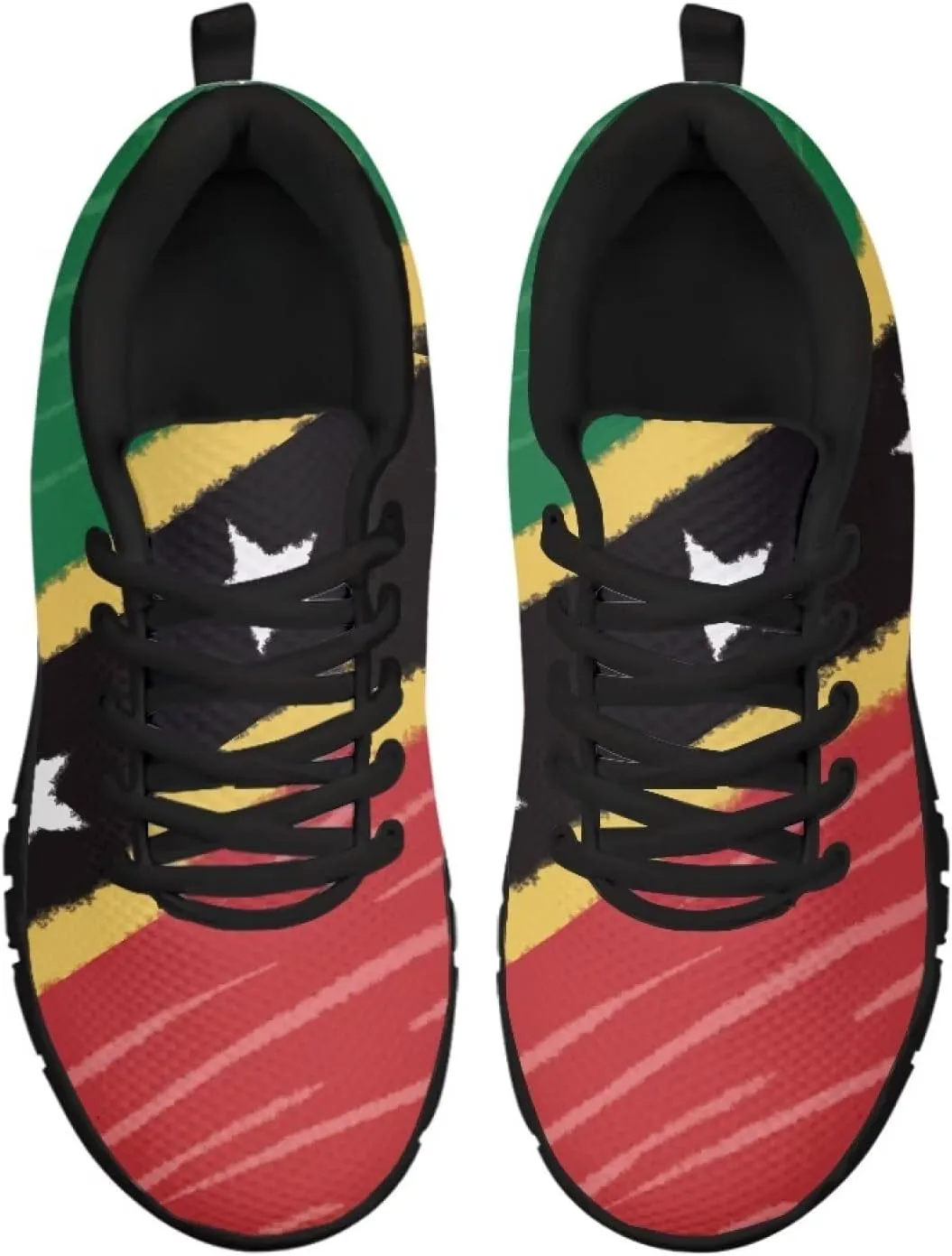 

HUGS IDEA Кроссовки для бега с британским флагом для мужчин Легкие прогулочные обувь