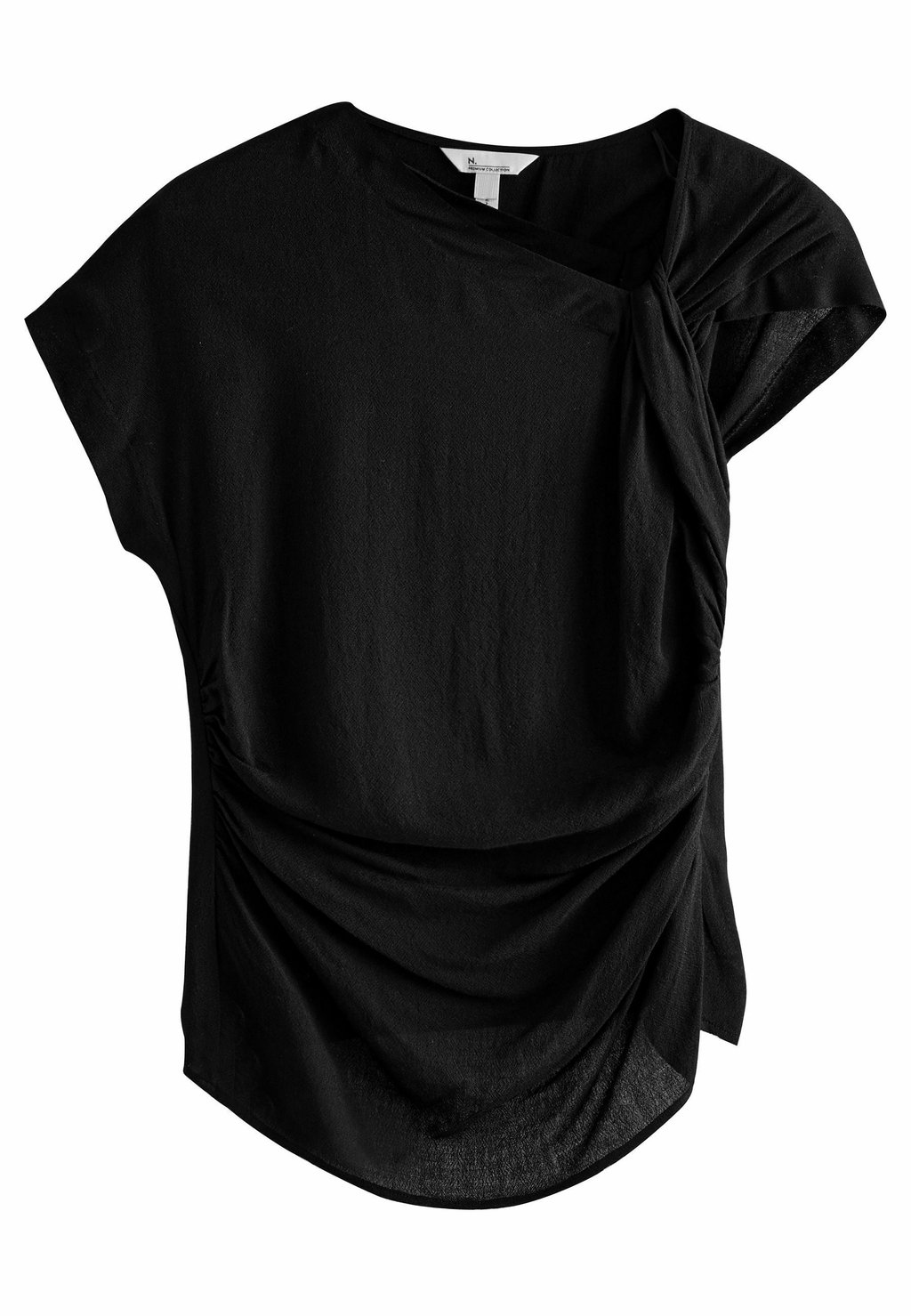 

Блуза REGULAR FIT - DRAPE AYMMETRIC TWIST NECK Next, черный
