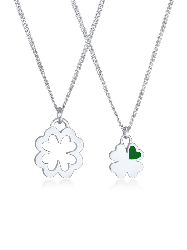 

Elli Колье в виде клеверного листа из серебра 925 пробы
