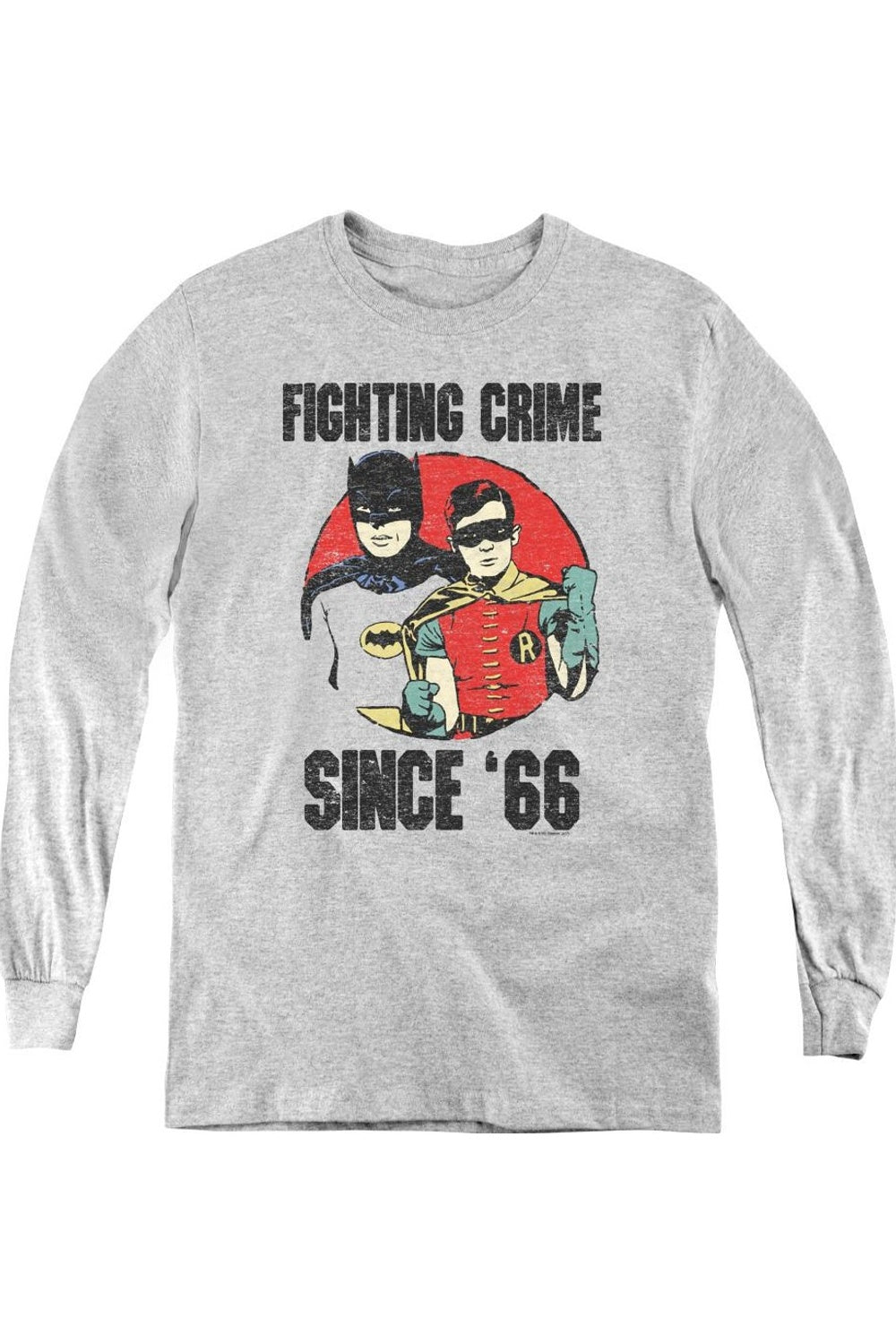 

Футболка с длинным рукавом Batman Classic TV Since 66 для детей Gildan, Athletic Heather