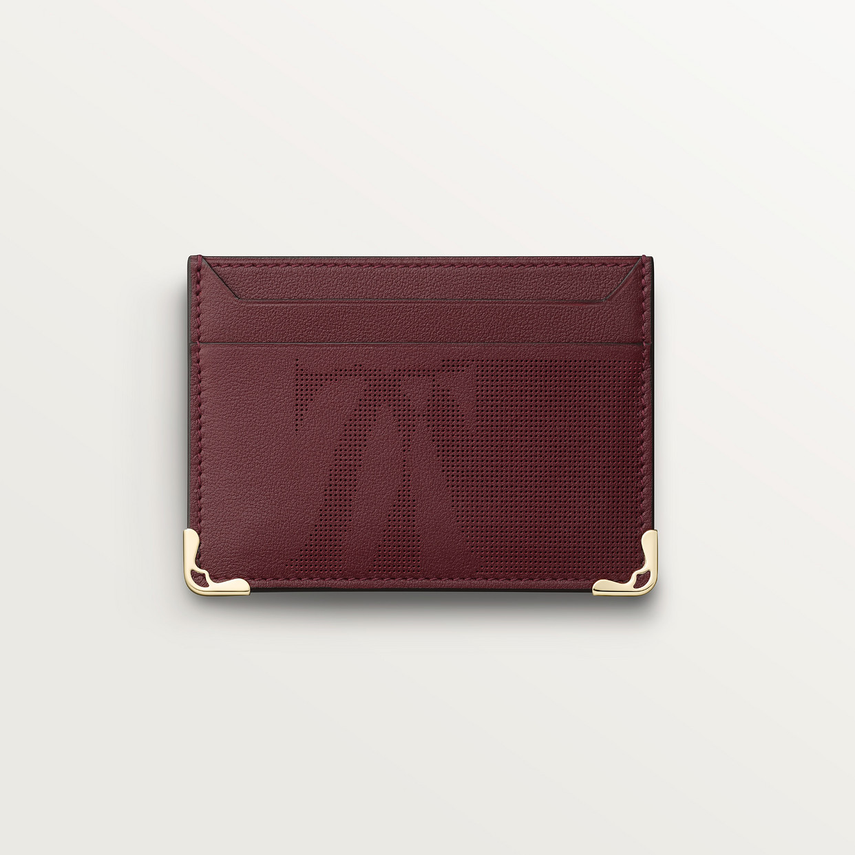 

Картхолдер Cartier Porte-cartes double, Must de Cartier, xl бордовый