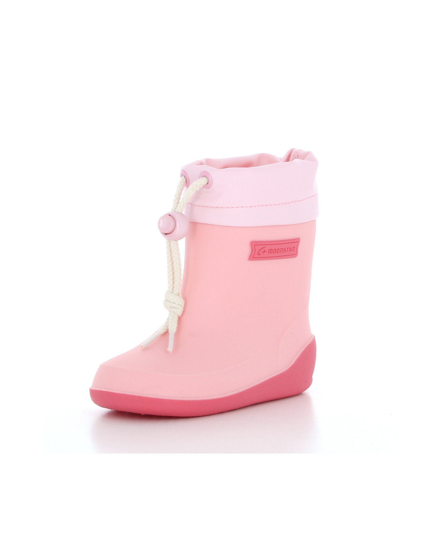 Детские резиновые сапоги MS RB B02 розового цвета Moonstar, pink