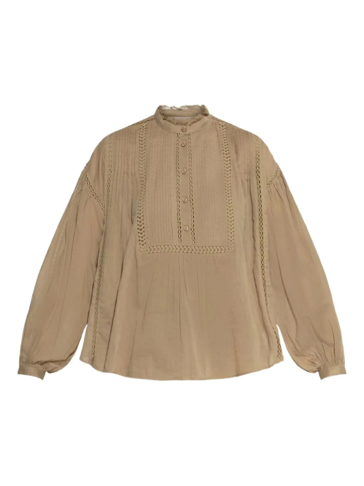 

Блузка из хлопка ISABEL MARANT, коричневый