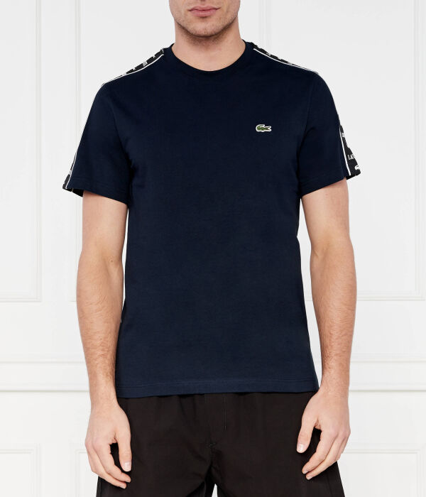 

Футболка Lacoste Regular Fit, синий / белый