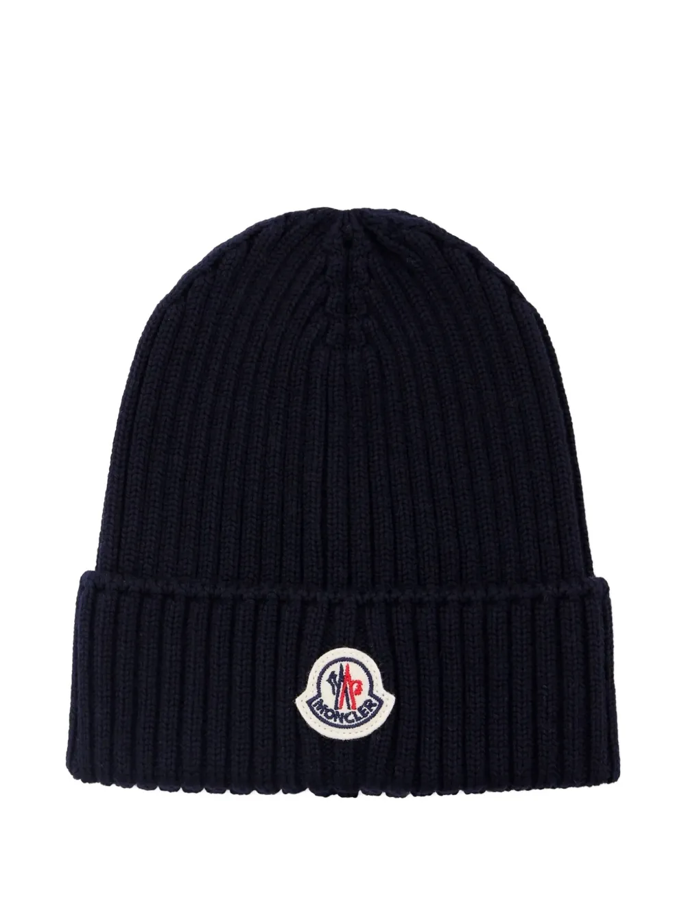 

Ребристая шапочка с логотипом Moncler Enfant
