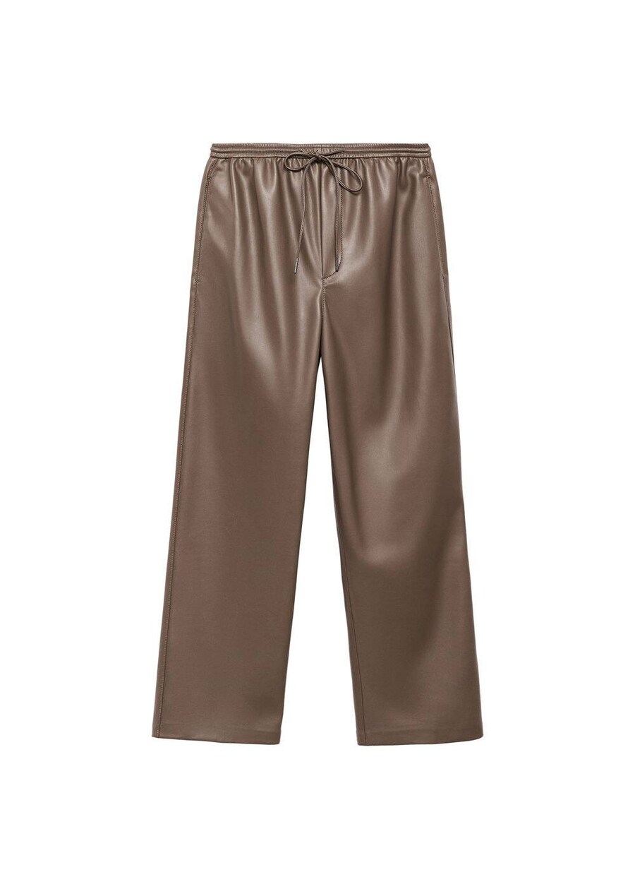 

Брюки свободного кроя MANGO Apple, Caramel