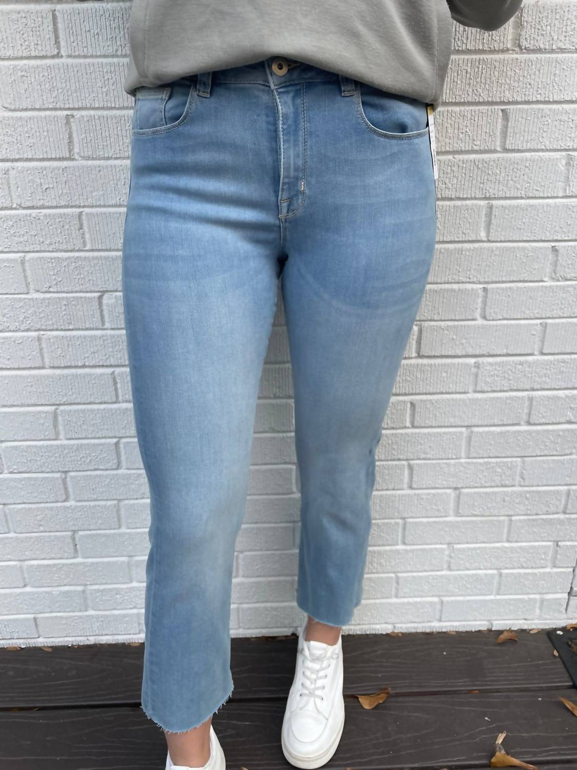 

Укороченные джинсы Bootcut синего цвета Elliott Lauren