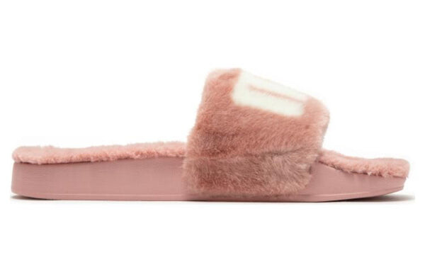 Тапочки leadcat 2.0 fuzz slides 'carnation pink' Puma, розовый — фото 2