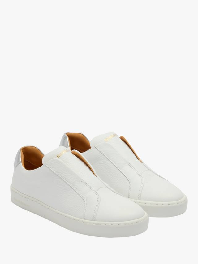 Беспроводные кроссовки из искусственной кожи pear Russell & Bromley, White — фото 2