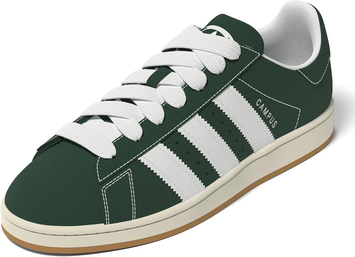 Кроссовки мужские adidas Originals Campus 00s, темно-зеленый, белый, оранжевый