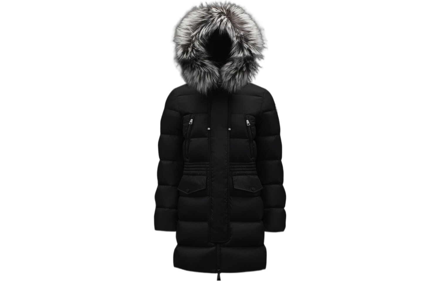 

Пуховик женский черный Moncler