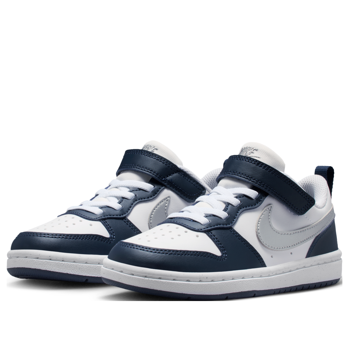 (PS) Кроссовки Nike Court Borough Low Recraft 'White Silver Navy' — фото 4