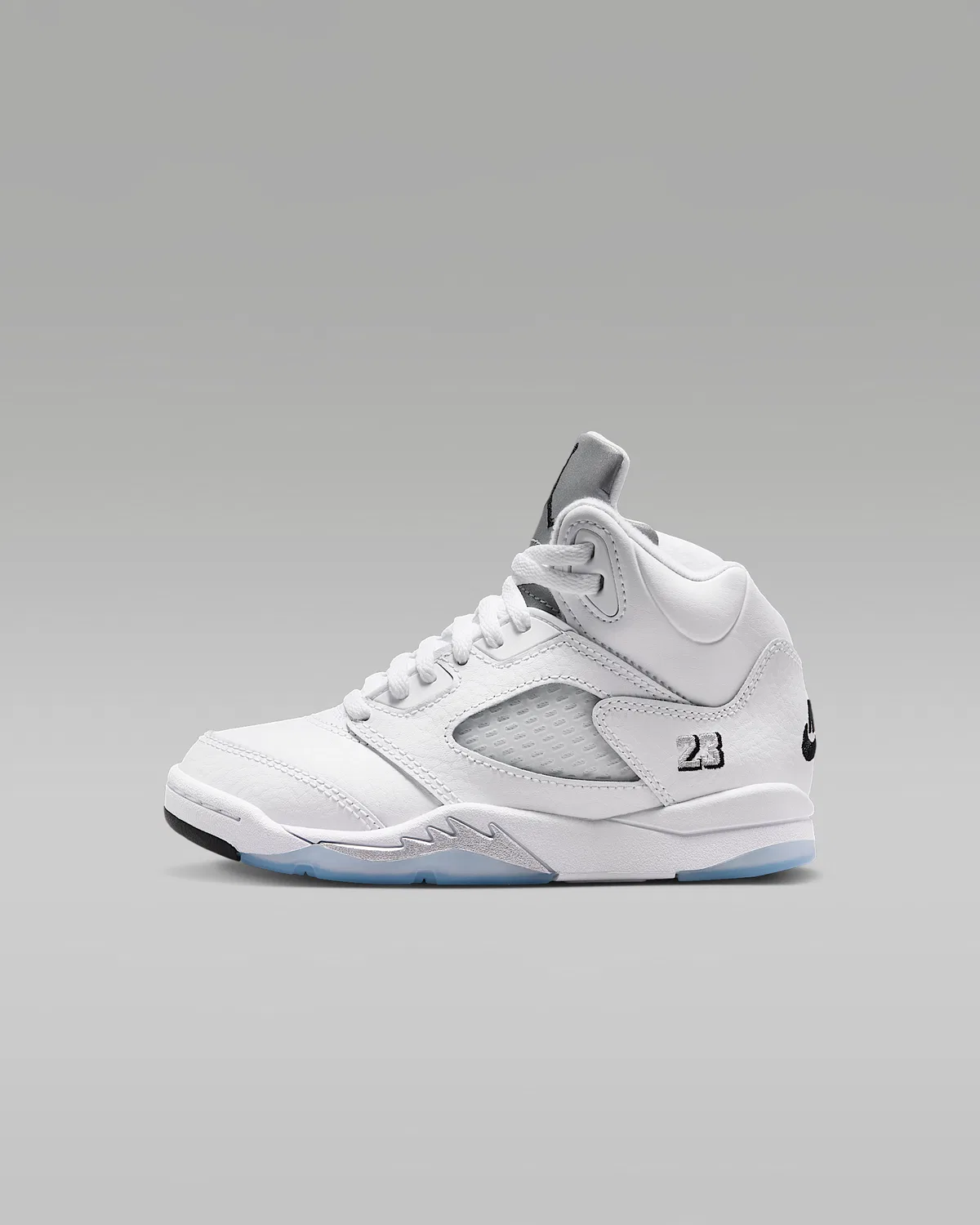 Детские кроссовки Jordan 5 Retro OG "White Metallic", White/Metallic Silver/Black
