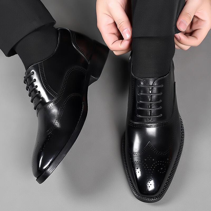 Туфли мужские Men"s Casual Men Low-Top Romon, коричневый — фото 4