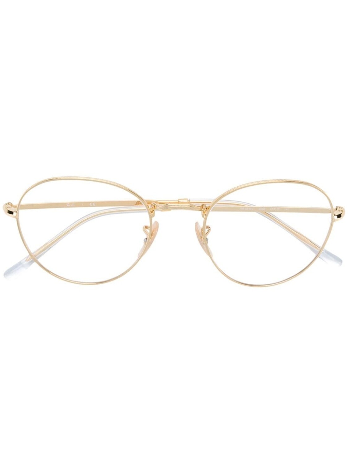 

Ray-Ban очки в круглой оправе, металлик