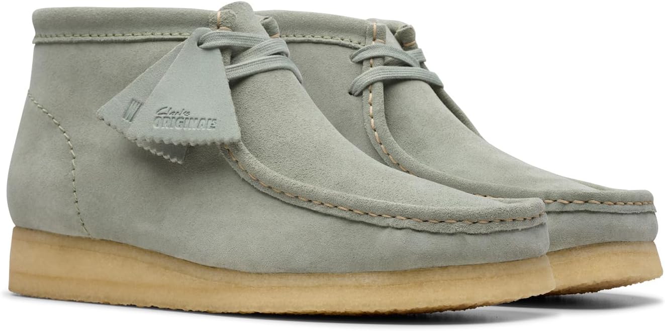 Мужские кроссовки Wallabee от Clarks, шалфейный — фото 4