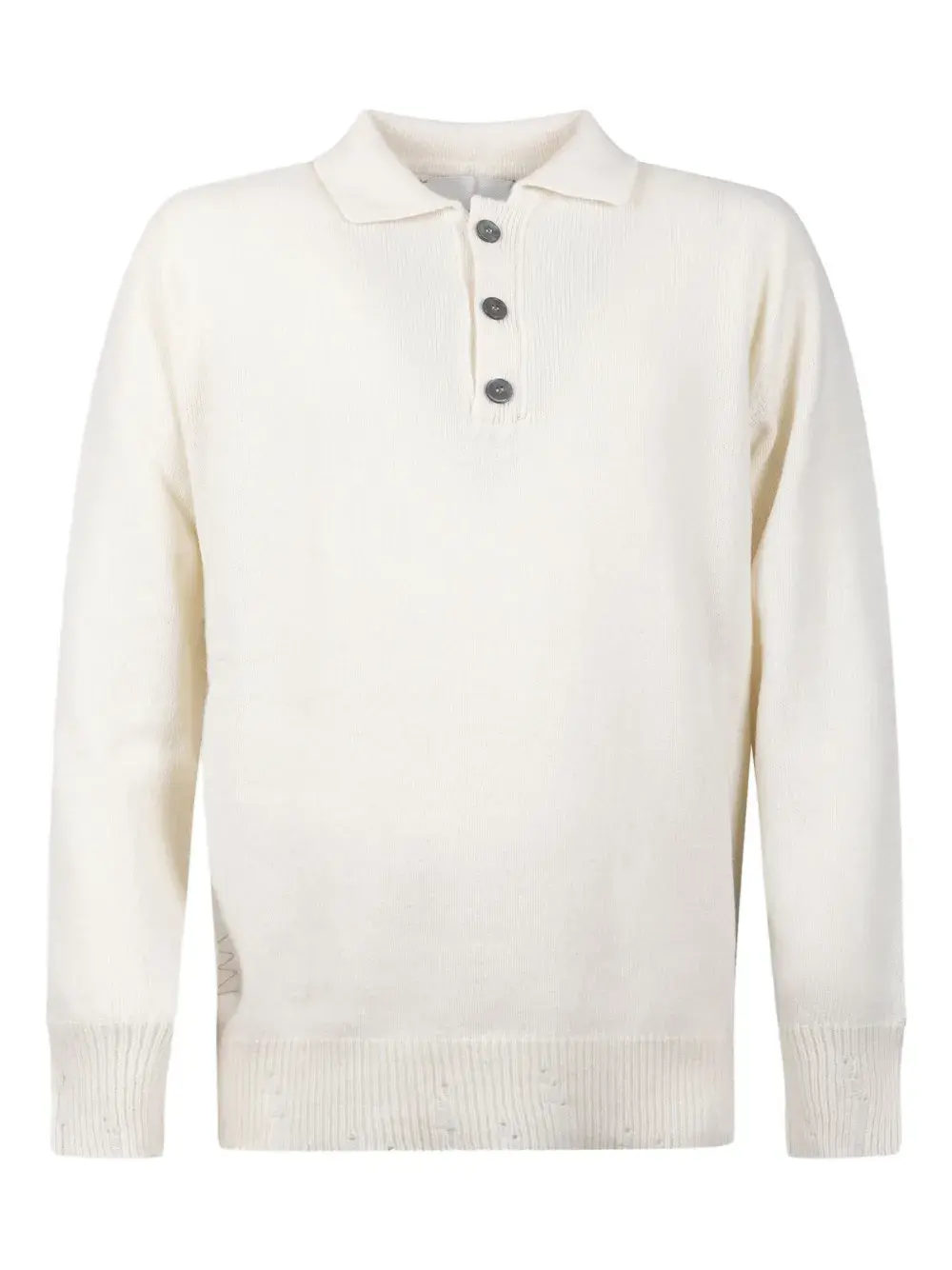 

Свитер на полутора пуговицах Amaranto, бежевый