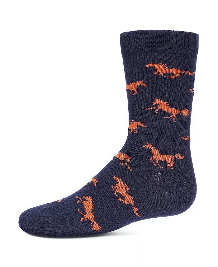 

Носки для мальчиков Galloping Horse из хлопка MeMoi, синий