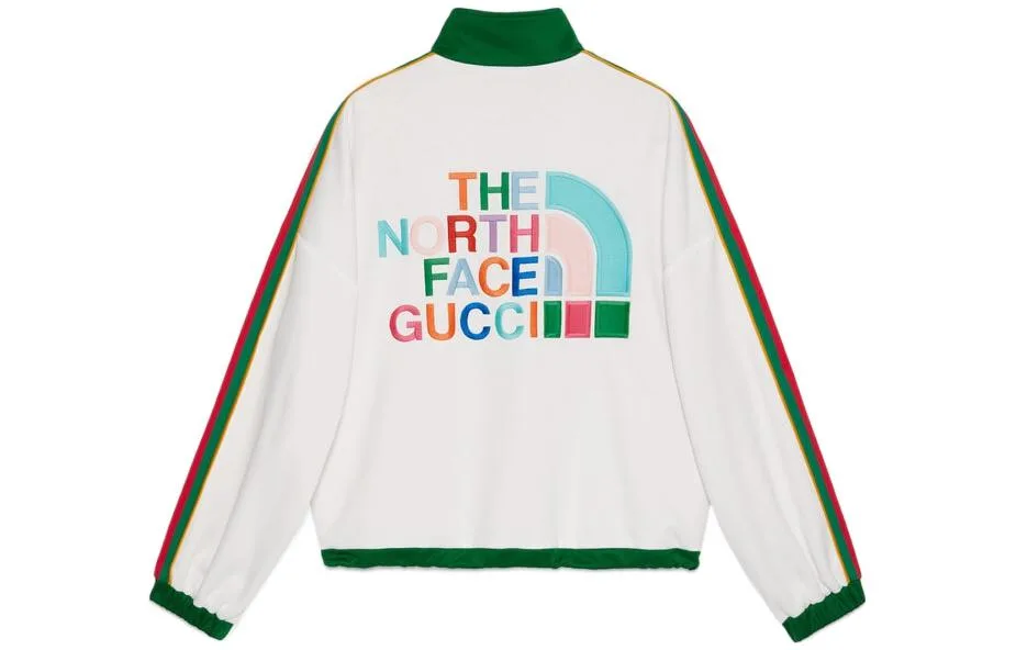 Куртка Gucci x The North Face FW22, женская, ecru — фото 4