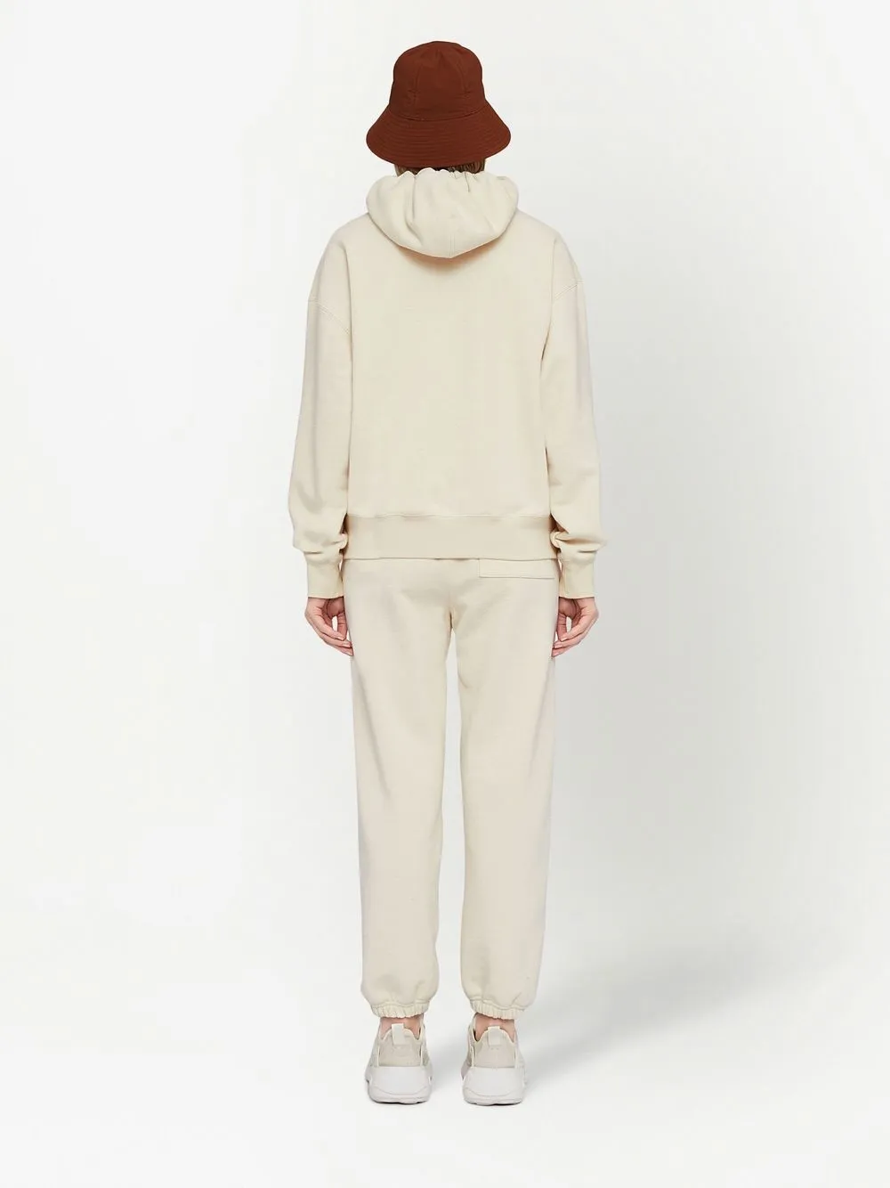 Спортивные брюки из джерси с кулиской JIL SANDER, нейтральный — фото 4