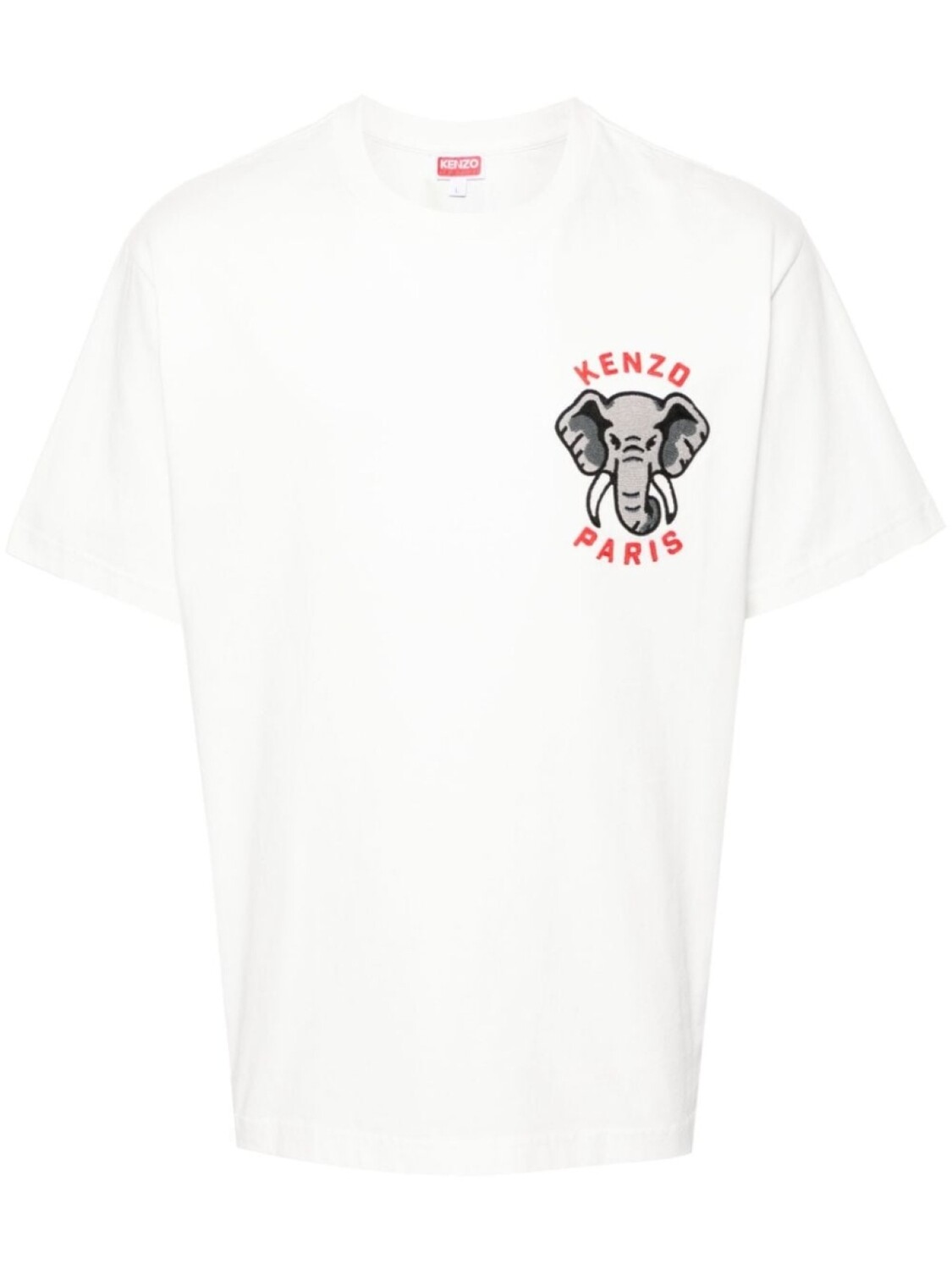 

Kenzo футболка Elephant, белый