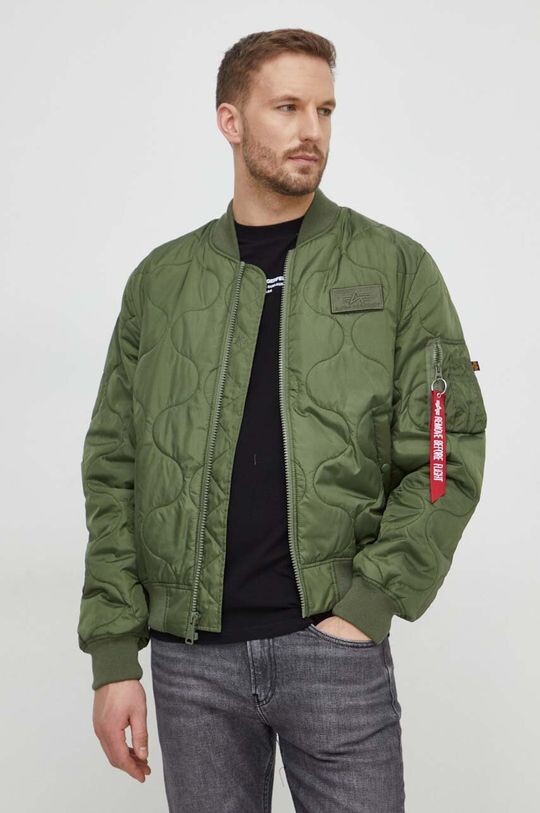 

Куртка-бомбер MA-1 ALS Alpha Industries, зеленый