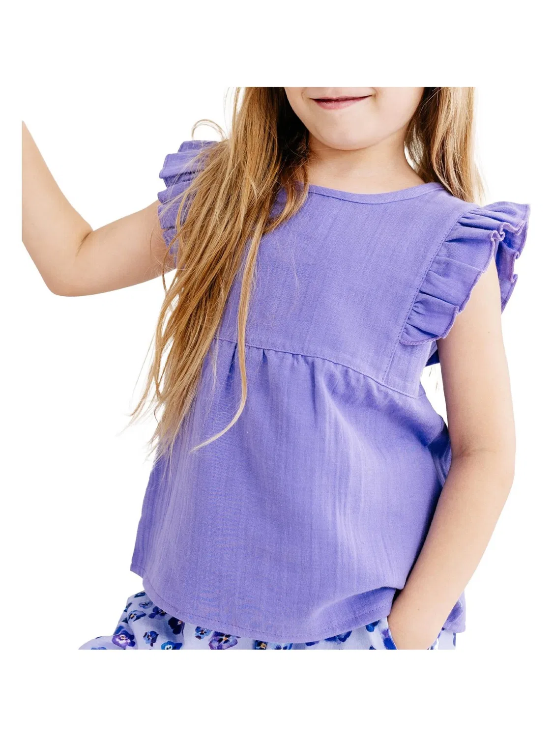 Топ 'Walkiddy - Royal Lavender Blouse Топ' Walkiddy, Lilac — фото 4