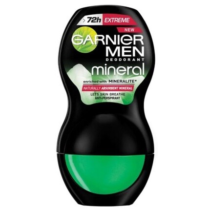 

Шариковый дезодорант-антиперспирант для мужчин Mineral Extreme 72H, 50 мл, Garnier