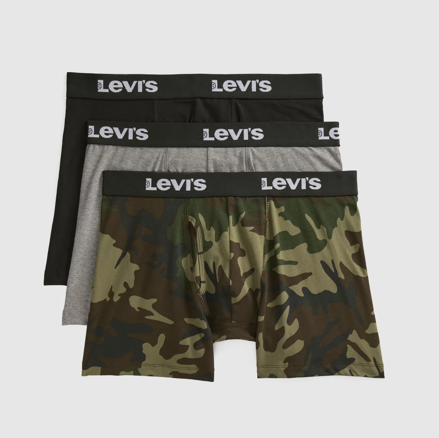 Боксеры камуфляжной расцветки (3 шт.) Levi's, Multi-Color