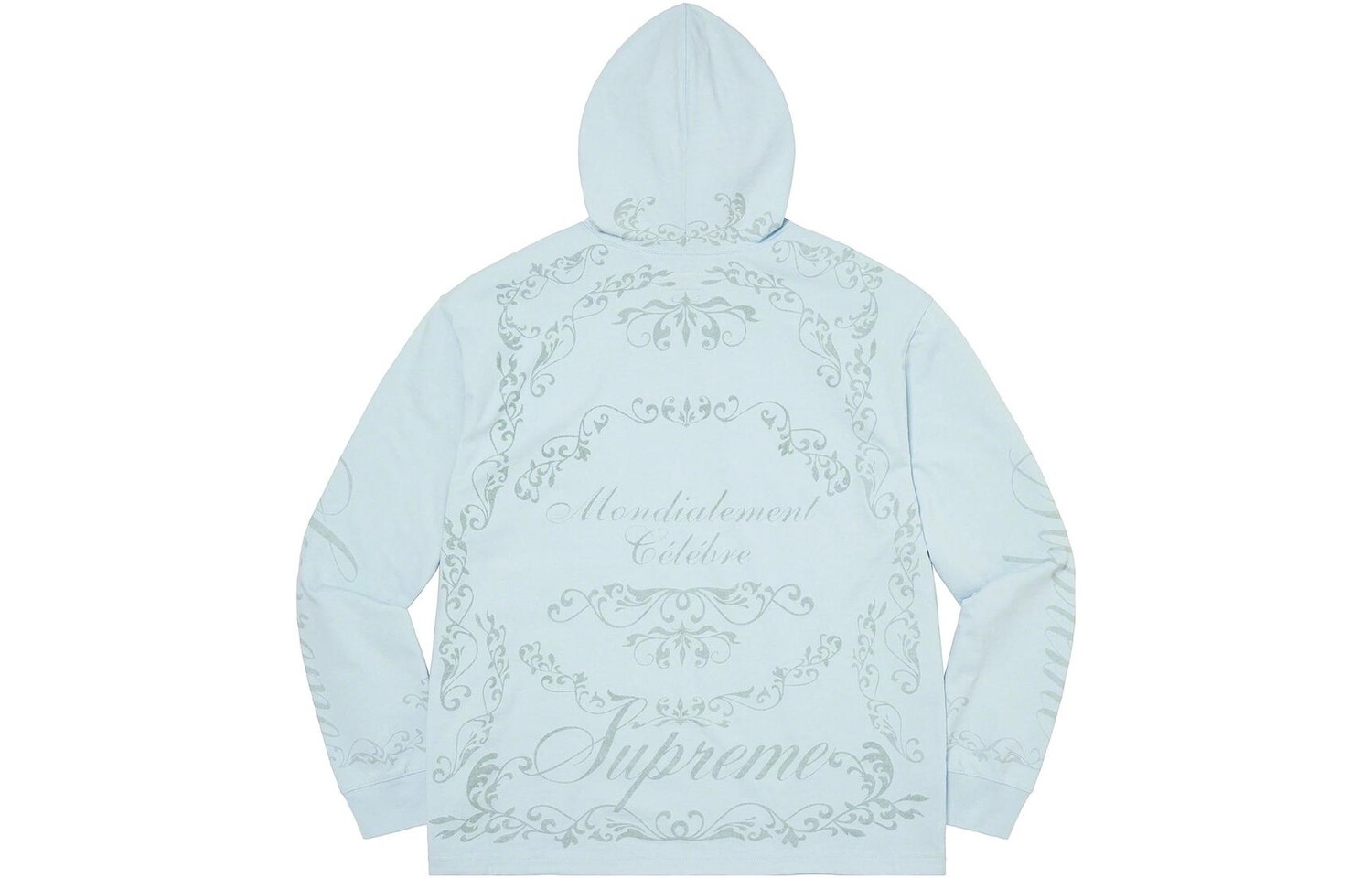 Толстовка унисекс Supreme, цвет Blue — фото 2