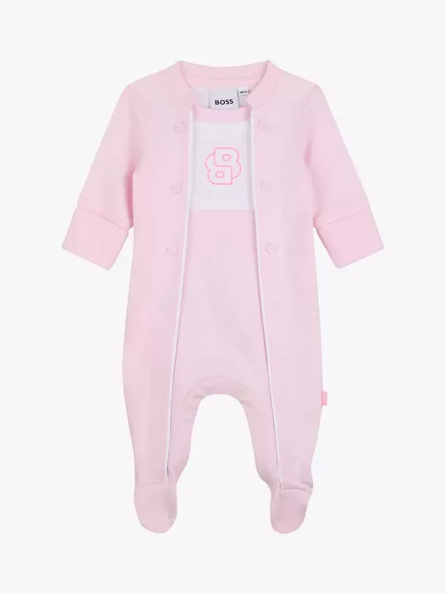 Детский комбинезон для сна Baby Double B с кантом, Festival Bloom HUGO BOSS