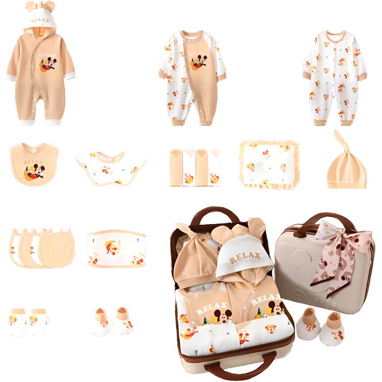 Подарочная коробка для малыша Coffee Infant And Toddler Disney, 20-Piece Coffee Color [Password Handbag] — фото 3
