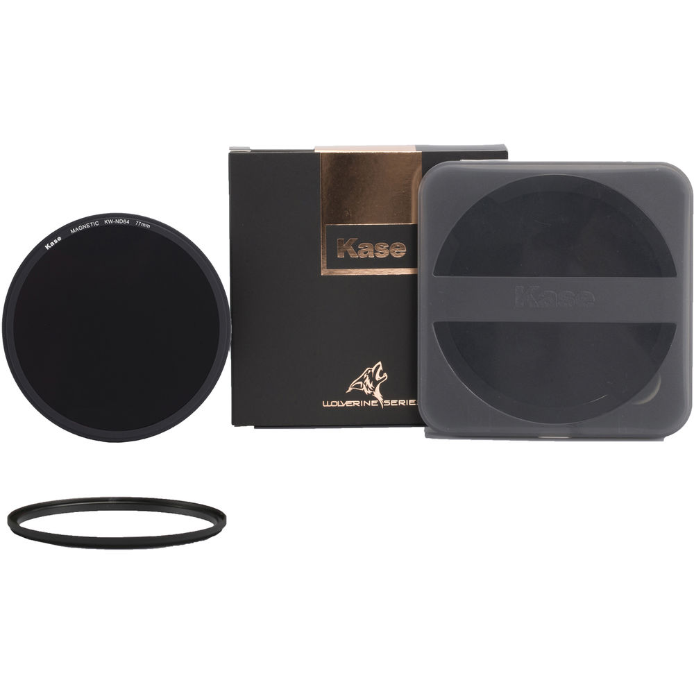 

Фильтр Kase Wolverine Magnetic Solid ND Filter with Lens KW-M64-77