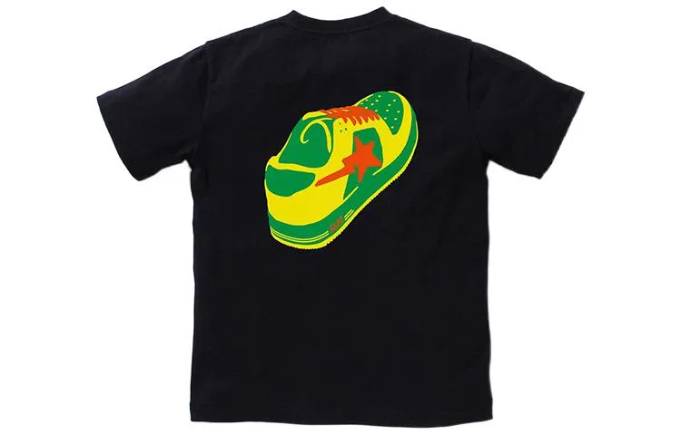 Детская футболка с круглым вырезом A BATHING APE, White — фото 4