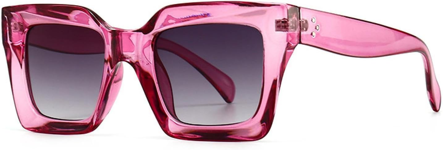 

Ретро-солнцезащитные очки «кошачий глаз» для женщин, модные сине-фиолетовые квадратные солнцезащитные очки для мужчин, солнцезащитные очки UV400 для женщин, очки для маникюра WNCKSQ, Purple Gray Gradient