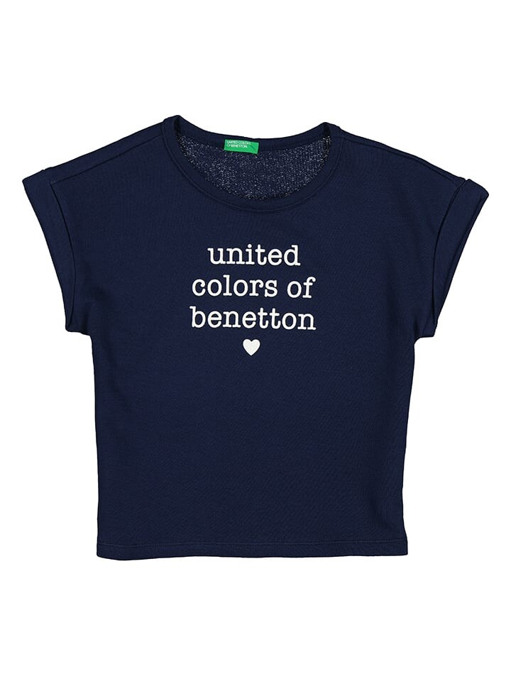 

Футболка Benetton, темно-синий